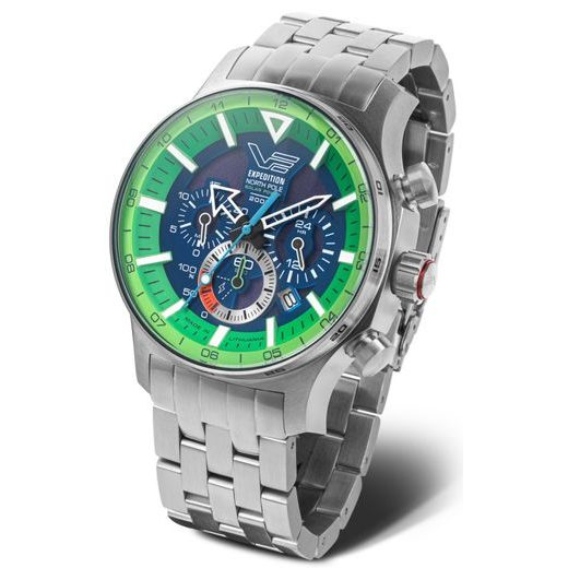 VOSTOK EUROPE EXPEDITION NORTH POLE SOLAR POWER CHRONOGRAPH VR42-595A733B - EXPEDITION NORTH POLE - BRANDS