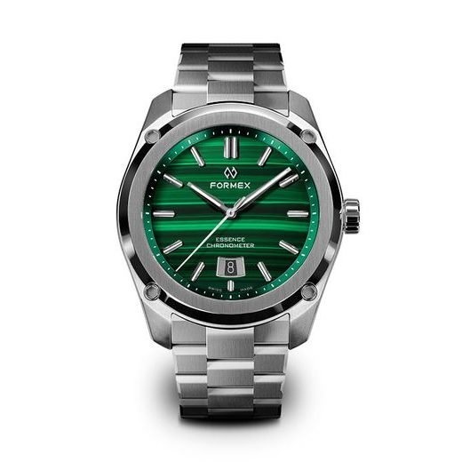 FORMEX ESSENCE FORTYTHREE AUTOMATIC CHRONOMETER MALACHITE STEEL BRACELET 0330.1.6390.100 - ESSENCE - BRANDS
