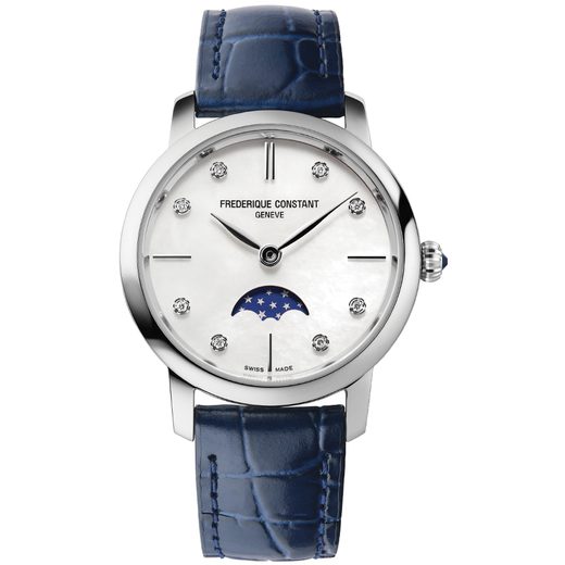 FREDERIQUE CONSTANT SLIMLINE LADIES MOONPHASE QUARTZ FC-206MPWD1S6 - SLIMLINE LADIES - ZNAČKY