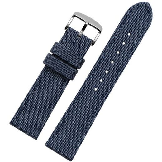 STRAP NYLON/LEATHER BLUE - STRAPS - ACCESSORIES