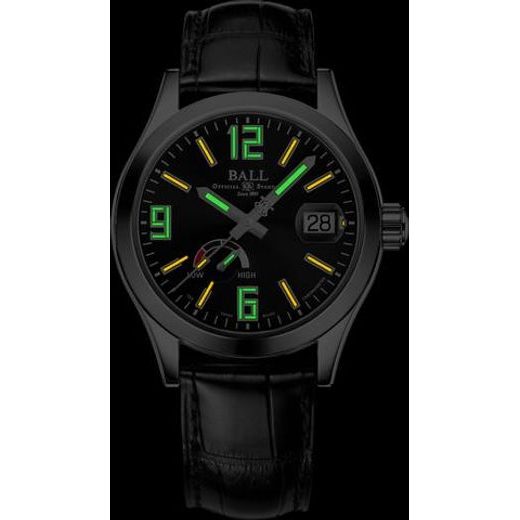 BALL ENGINEER III PIONEER POWER RESERVE COSC PM9026C-LLCJ-BK - BALL - ZNAČKY