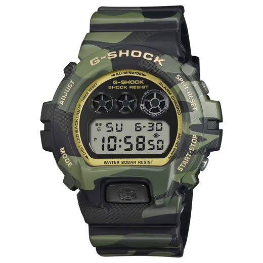 CASIO G-SHOCK DW-6900CMG-3ER CAMO AND GOLD - G-SHOCK - ZNAČKY