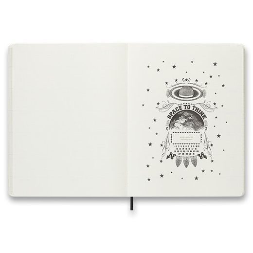 DIÁŘ MOLESKINE UNI LORENZO PETRANTONI - TVRDÉ DESKY - XL, LINKOVANÝ 1206/5789001 - DIÁŘE A ZÁPISNÍKY - OSTATNÍ