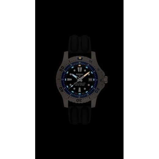 TRASER DIVER LONG-LIFE BLUE LIMITED EDITION, BLACK SILIICONE - TRASER - BRANDS