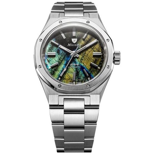 NIVADA GRENCHEN F77 MK2 LABRADORITE – 100 YEARS – 38 MM - F77 - MĂRCI