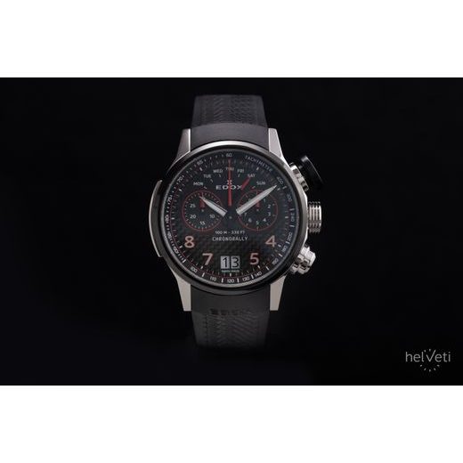 EDOX CHRONORALLY QUARTZ CHRONOGRAPH 38003-TINRIV-CARO - CHRONORALLY - BRANDS