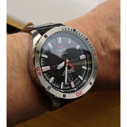 VOSTOK EUROPE ALMAZ AUTOMATIC LINE NH35A/320A258 - ALMAZ SPACE STATION - ZNAČKY