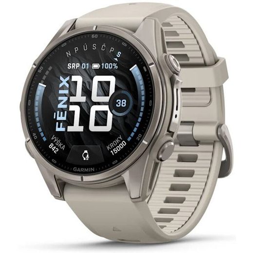 GARMIN FENIX® 9 - 43 MM, BARE TITANIUM FOG GRAY 010-04761-01 - FENIX 9 - ROBNE MARKE