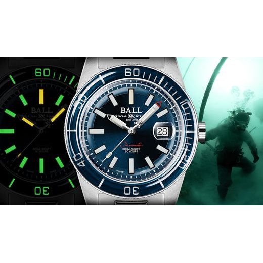 BALL ENGINEER M SKINDIVER III BEYOND (41.5MM) MANUFACTURE COSC LIMITED EDITION DD3100A-S2C-BE - ENGINEER M - ZNAČKY