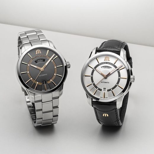 MAURICE LACROIX PONTOS DAY DATE PT6358-SS001-230-2 - PONTOS - ZNAČKY