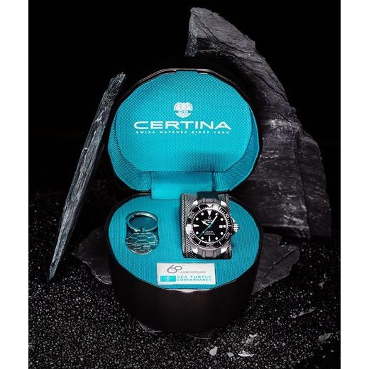 CERTINA DS ACTION DIVER POWERMATIC 80 C032.407.17.051.60 SEA TURTLE CONSERVANCY SPECIAL EDITION - DS POWERMATIC 80 - ZNAČKY