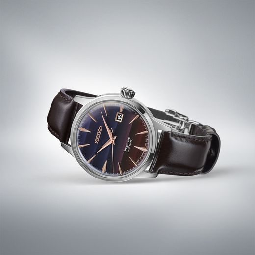 SEIKO PRESAGE SRPK75J1 COCKTAIL TIME PURPLE SUNSET LIMITED EDITION - PRESAGE - ZNAČKY