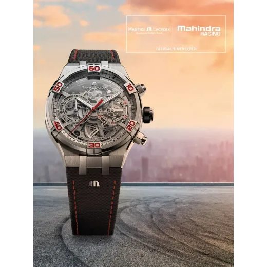 MAURICE LACROIX AIKON AUTOMATIC CHRONOGRAPH SPECIAL EDITION MAHINDRA RACING AI6098-SS001-091-2 - AIKON - ZNAČKY