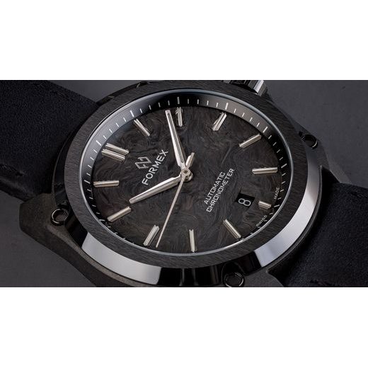 FORMEX ESSENCE LEGGERA FORTYONE AUTOMATIC CHRONOMETER FORGED CARBON BLACK RUBBER 0331.4.6399.910 - ESSENCE LEGGERA - ZNAČKY