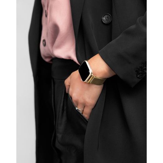 BRĂȚARĂ HIRSCH MILANAISE PENTRU APPLE WATCH - AURIE - CURELE - ALTELE