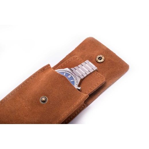 KOŽENÉ POUZDRO HELVETI (PRO 1 HODINKY) - BOXY NA HODINKY - OSTATNÍ