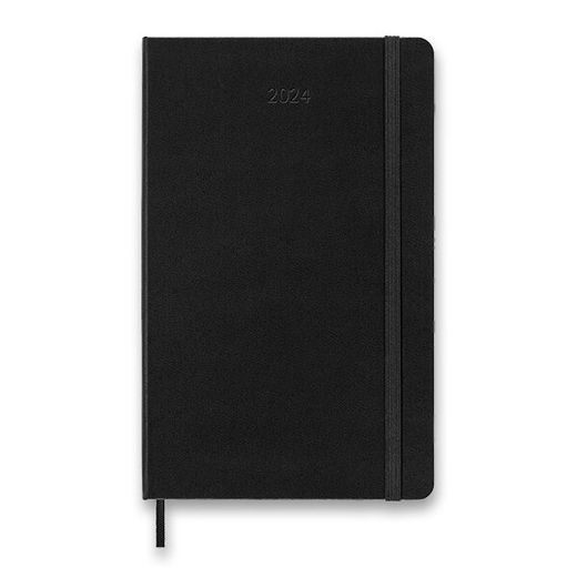 DIÁŘ MOLESKINE PRO 2024 ČERNÝ - TÝDENNÍ - TVRDÉ DESKY - L 1206/5723817 - DIÁŘE A ZÁPISNÍKY - OSTATNÍ