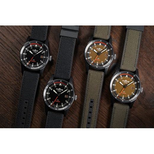 FORTIS FLIEGER F-39 WERK 7 MISSION BLACK LIMITED EDITION F4220028 - FLIEGER - BRANDS