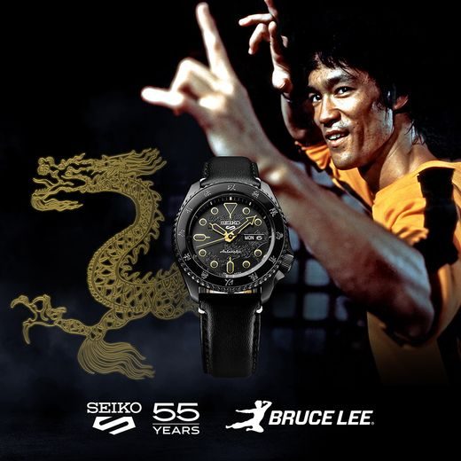 SEIKO 5 SPORTS SRPK39K1 55TH ANNIVERSARY BRUCE LEE LIMITED EDITION - SEIKO 5 SPORTS 2019 - ZNAČKY