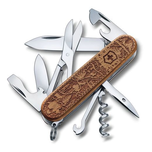 NŮŽ VICTORINOX CLIMBER WOOD SWISS SPIRIT SPECIAL EDITION 2021 - NOŽE A NÁSTROJE - OSTATNÍ