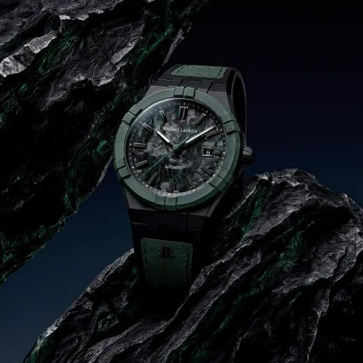 MAURICE LACROIX AIKONIC FROZEN CARBON DEEP FOREST LIMITED EDITION AC6008-TTL50-630-2 - AIKONIC - MĂRCI