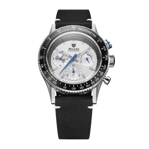 NIVADA GRENCHEN CHRONOKING MECAQUARTZ RACING GREY - INTER. BEZEL - CHRONOMASTER - ZNAČKY