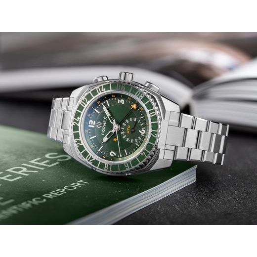 FORMEX STRATOS UTC AUTOMATIC 41MM GREEN - STRATOS - BRANDS
