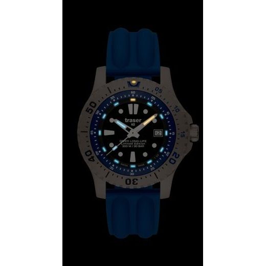 TRASER DIVER LONG-LIFE BLUE LIMITED EDITION MODRÝ SIL. - TRASER - ZNAČKY