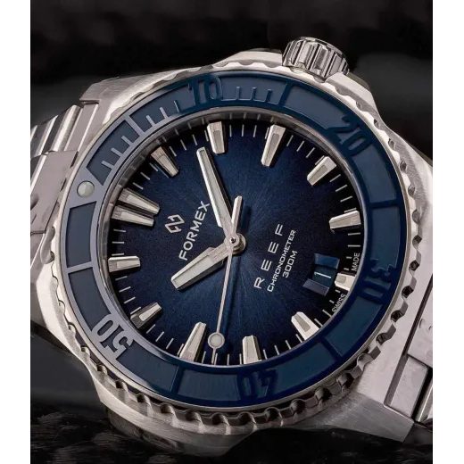 FORMEX REEF 42 AUTOMATIC CHRONOMETER BLUE DIAL - REEF - BRANDS