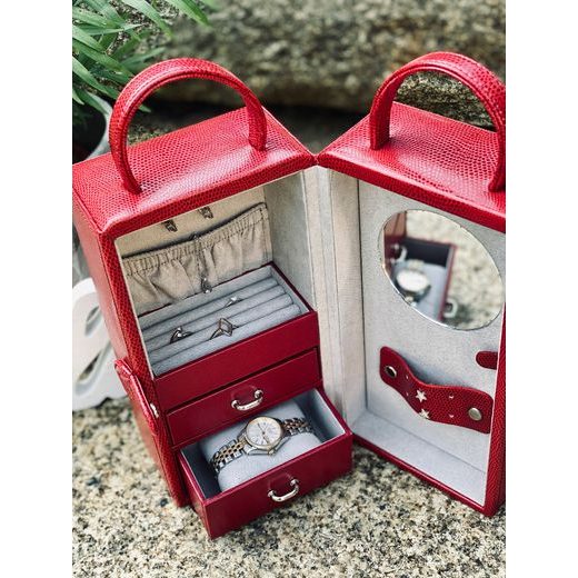 JEWELLERY BOX FRIEDRICH LEDERWAREN MILANO 20141-4 - JEWELLERY BOXES - ACCESSORIES