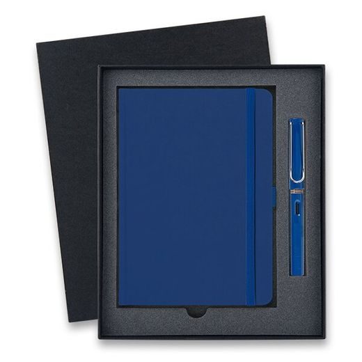 LAMY SAFARI SHINY BLUE PLNICÍ PERO, DÁRKOVÁ SADA SE ZÁPISNÍKEM 1506/0140510 - SADY PER - OSTATNÍ