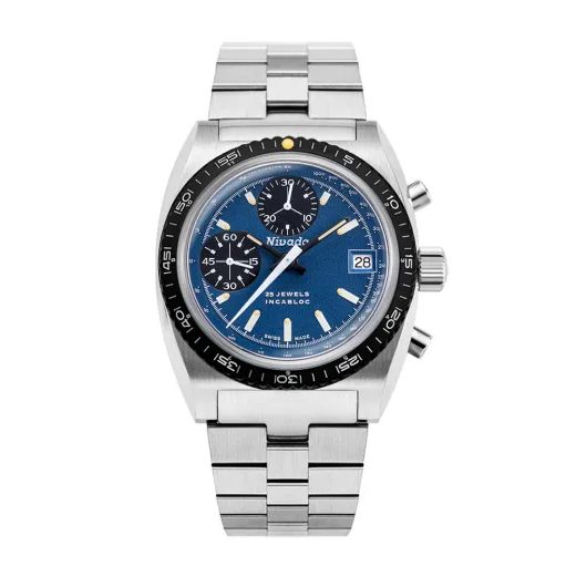 NIVADA GRENCHEN AUTOCHRON BLUE AUTOMATIC - AUTOCHRON - BRANDS