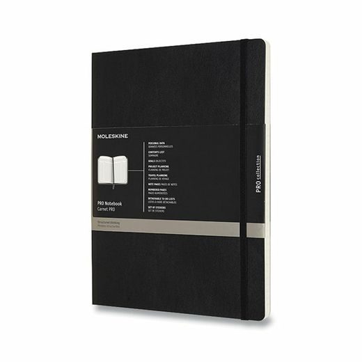 ZÁPISNÍK MOLESKINE PROFESSIONAL VÝBĚR BAREV - MĚKKÉ DESKY - XL, LINKOVANÝ 1331/450290 - DIÁŘE A ZÁPISNÍKY - OSTATNÍ