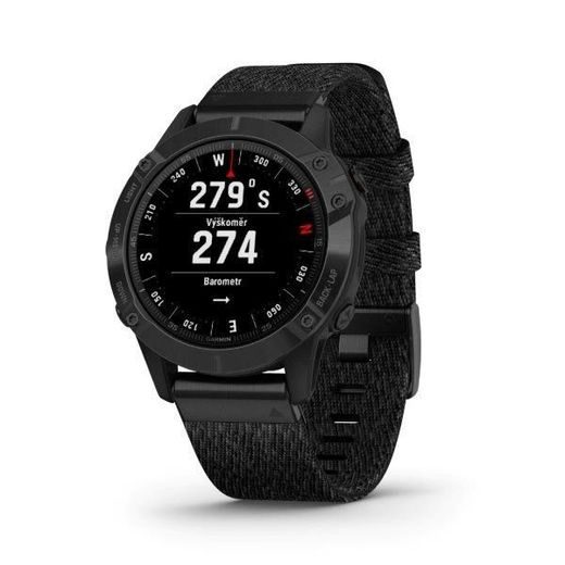 GARMIN FENIX6 PRO SAPPHIRE, BLACKDLC/BLACKNYLON BAND (MAP/MUSIC) 010-02158-17 - GARMIN - ZNAČKY