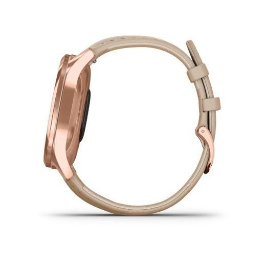 GARMIN VÍVOMOVE 3 LUXE, 18K ROSEGOLD/SANDLEATHER BAND 010-02241-21 - VIVOMOVE3 LUXE - BRANDS