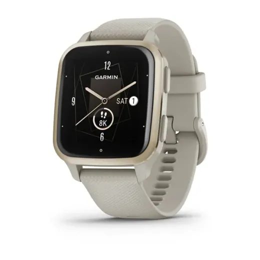 GARMIN VENU® SQ 2 MUSIC EDITION CREAM GOLD / FRENCH GREY SILICONE BAND - 010-02700-12 - VENU SQ 2 - ZNAČKY