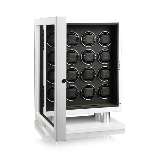 WATCH WINDER HEISSE & SÖHNE COLLECTOR 16 LCD WHITE 70019-117 - WATCH WINDERS - ACCESSORIES