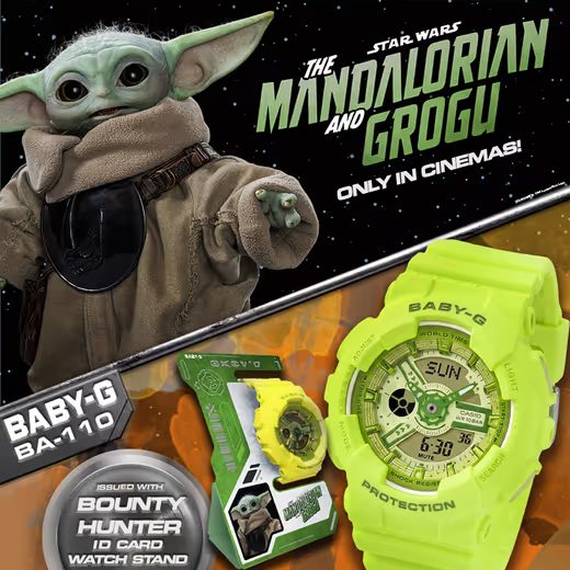 CASIO BABY-G BA-110YK-3A-MAN STAR WARS COLLABORATION - BABY-G - ZNAČKY