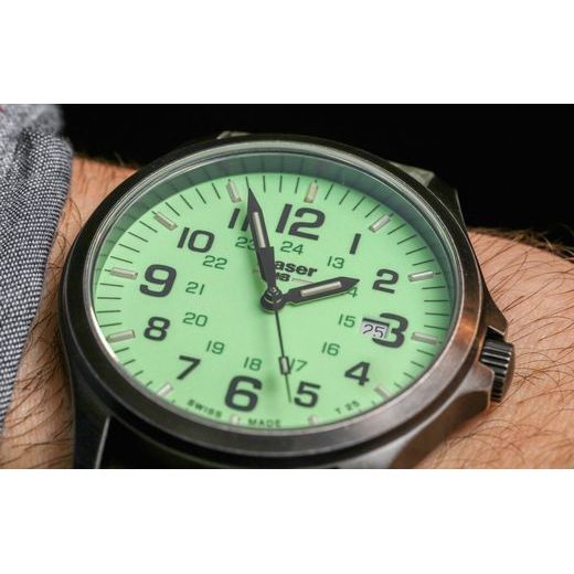 TRASER P67 OFFICER PRO GUNMETAL LIME, SILICONE - HERITAGE - BRANDS