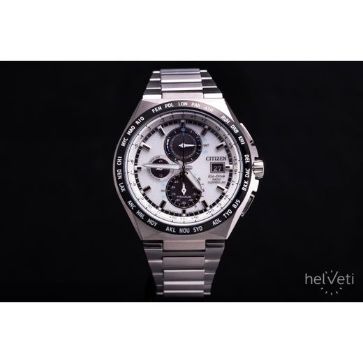 CITIZEN WORLDTIME RADIO CONTROLLED SUPER TITANIUM AT8238-84A - SUPER TITANIUM - BRANDS
