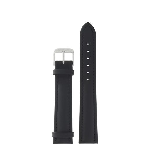 LEATHER STRAP JUNKERS XL 20MM - BLACK - STRAPS - ACCESSORIES
