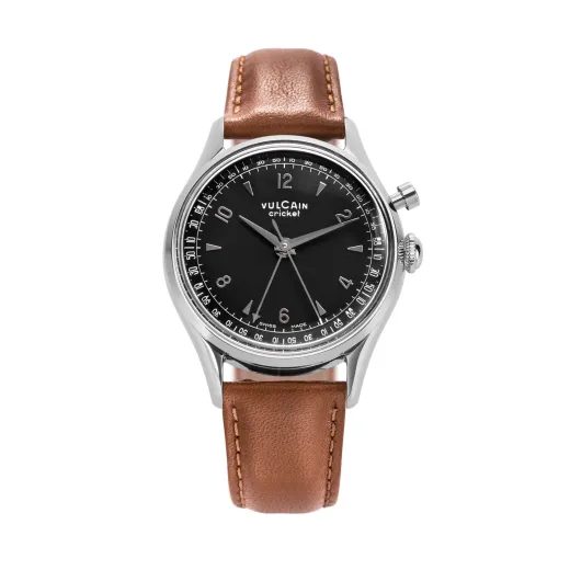VULCAIN CRICKET TRADITION 39 MM - BLACK - CRICKET TRADITION - ZNAČKY