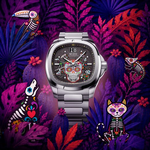 MIDO MULTIFORT TV BIG DATE ALEBRIJES DIA DE LOS MUERTOS M049.526.11.081.02 - MULTIFORT - ZNAČKY