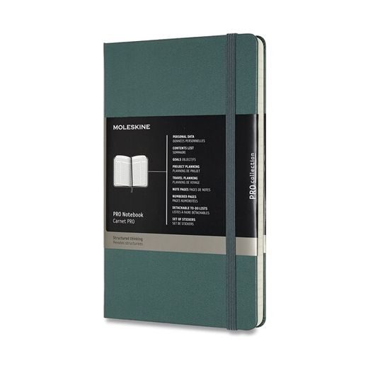 MOLESKINE PROFESSIONAL NOTEBOOK CHOICE OF COLOURS - HARD COVER - L, LINED 1331/450170 - DIARIES AND NOTEBOOKS - ACCESSORIES