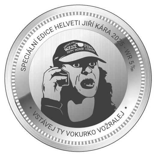 JIŘÍ KÁRA OCHLASTA PERPETUAL HLÁŠKY-DATE - SPECIÁLNÍ EDICE 2025 - HELVETI - ZNAČKY
