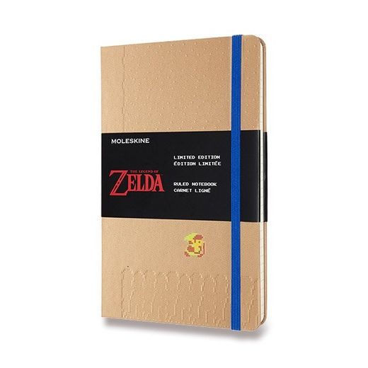 ZÁPISNÍK MOLESKINE THE LEGEND OF ZELDA - TVRDÉ DESKY - L, LINKOVANÝ 1331/1917313 - DIÁŘE A ZÁPISNÍKY - OSTATNÍ