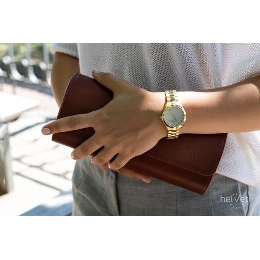 HELVETI LEATHER TRAVEL CASE (DARK BROWN) - WATCH BOXES - ACCESSORIES