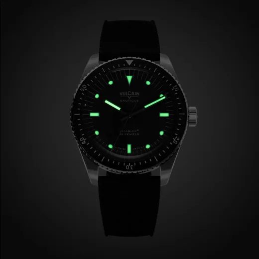 VULCAIN SKINDIVER NAUTIQUE BLACK WITH WHITE LUM - SKINDIVER NAUTIQUE - BRANDS