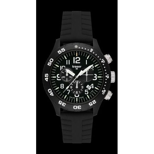 TRASER OFFICER CHRONOGRAPH PRO, SILICONE - TRASER - BRANDS