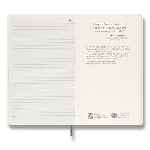 ZÁPISNÍK MOLESKINE SMART 2022 - MĚKKÉ DESKY - L, LINKOVANÝ 0264/3127201 - DIÁŘE A ZÁPISNÍKY - OSTATNÍ